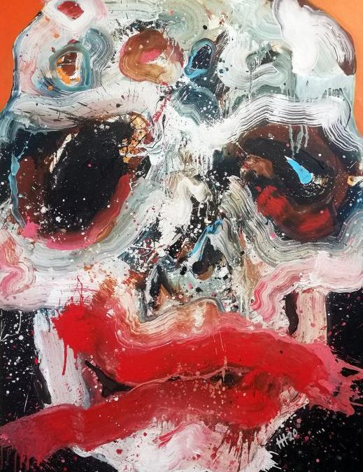 Heikki Hautala, näyttely Karttojen kääntöpuolella, teos Sulamispiste.